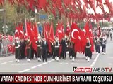 VATAN CADDESİ'NDE CUMHURİYET BAYRAMI COŞKUSU