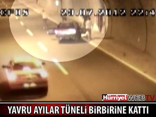TÜNELDEKİ O ANLAR SANİYE SANİYE KAYDEDİLDİ