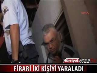 İKİ KİŞİYİ YARALADI VURULARAK YAKALANDI