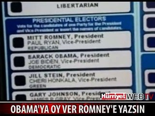 OBAMA'YA OY VER ROMNEY'E YAZSIN