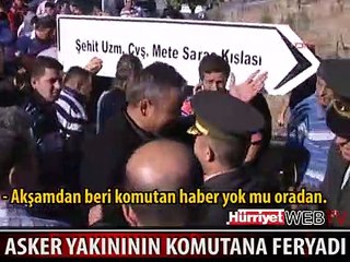 ASKER YAKINLARININ KOMUTANA YAKARIŞI YÜREKLERİ DAĞLADI