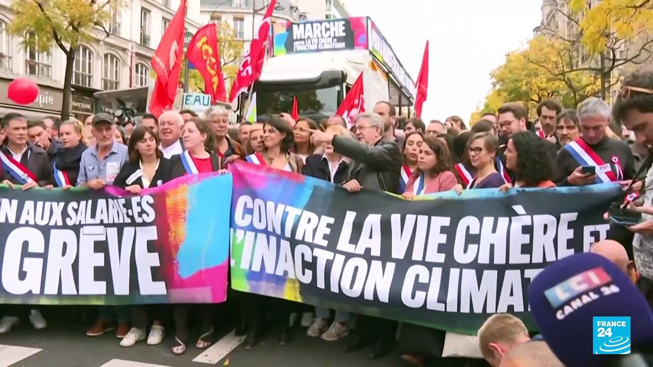 Francia: protestas contra el alto costo de vida y la inacción frente al cambio climático