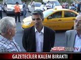 ODA TV DAVASI ÖNCESİ 'KALEM BIRAKMA' EYLEMİ