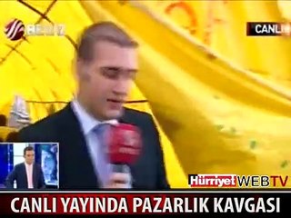 CANLI YAYINDA PAZARLIK KAVGASI