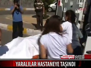 YARALILAR HASTANEYE GÖTÜRÜLDÜ