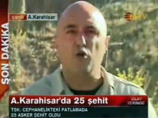 CANLI YAYINDA ŞOK GÖRÜNTÜLER! EL BOMBALARIYLA ÇIKTI