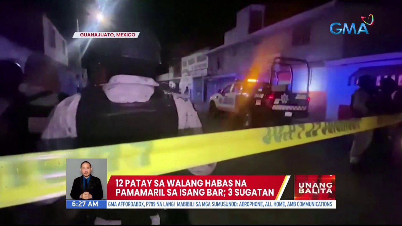 12 patay sa walang habas na pamamaril sa isang bar; 3 sugatan | UB