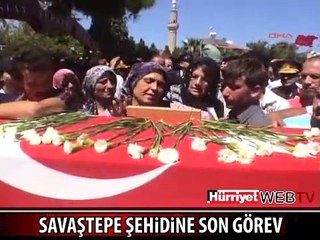 ŞEHİDİ 5 BİN KİŞİ SON YOLCULUĞUNA UĞURLADI