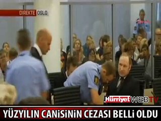 NORVEÇ CANİSİNİN CEZASI BELLİ OLDU