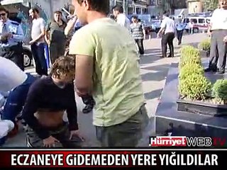 KADIKÖY'DE SOKAK ORTASINDA DEHŞET