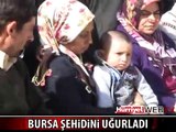 ŞEHİDİN EŞİ OĞLUNA SARILIP GÖZYAŞI DÖKTÜ