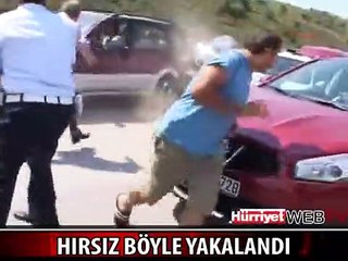 EMEKLİ POLİSİN CİPİNİ ÇALAN HIRSIZ BÖYLE YAKALANDI