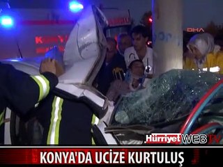 PARAMPARÇA OLAN ARAÇTAN MUCİZE ESERİ KURTULDU