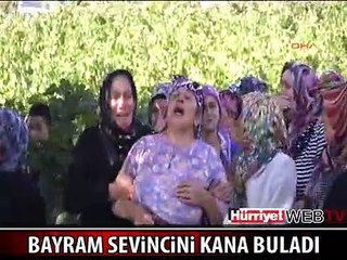 BAYRAMLAŞIRKEN BAŞINDAN VURULDU