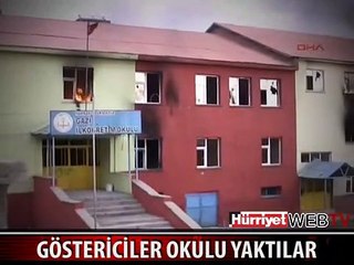 YÜKSEKOVA'DA GÖSTERİCİLER OKULU YAKTILAR