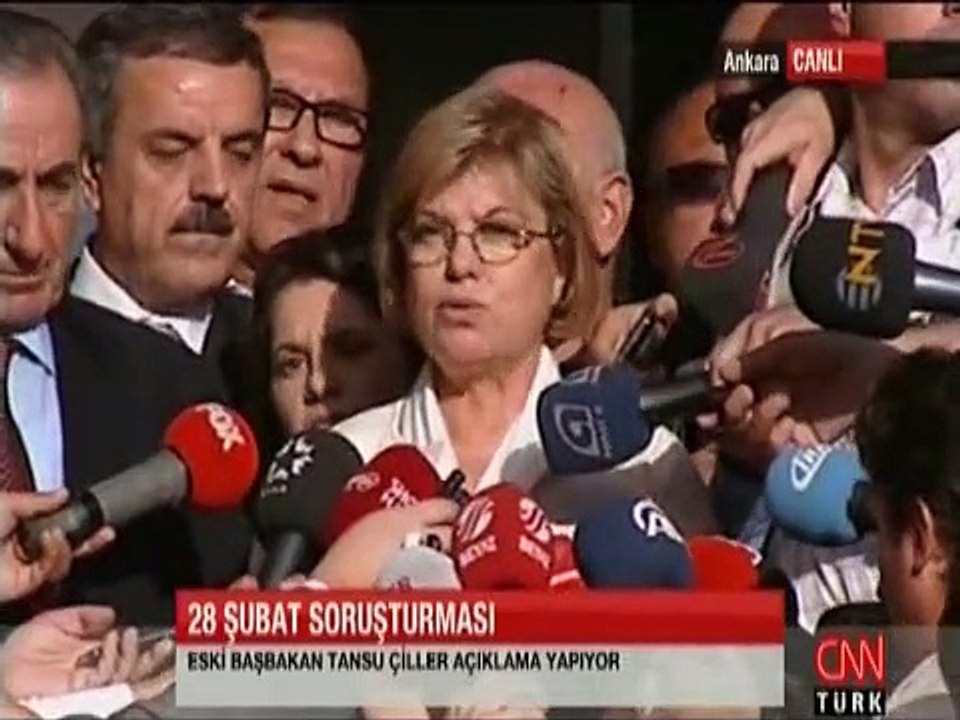 TANSU ÇİLLER'DEN ÖNEMLİ AÇIKLAMALAR