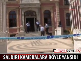 SİLAHLI SALDIRI KAMERALARA BÖYLE YANSIDI