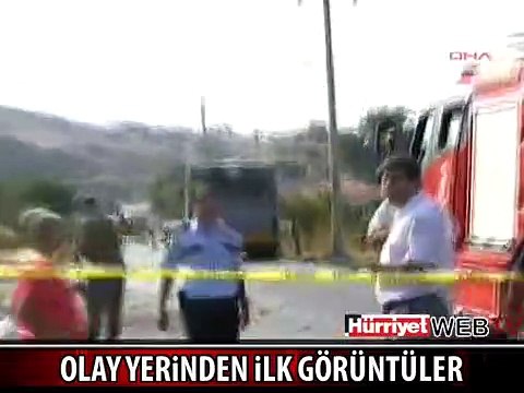 İZMİR'DE ASKERİ ARACA ÇİFTE BOMBALI SALDIRI