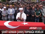 ŞEHİT UZMAN ÇAVUŞ SİVAS'TA TOPRAĞA VERİLDİ