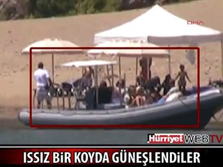 RUS MİLYARDER DALYAN'DA BÖYLE GÖRÜNTÜLENDİ