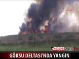 GÖKSU DELTASI'NDA YANGIN