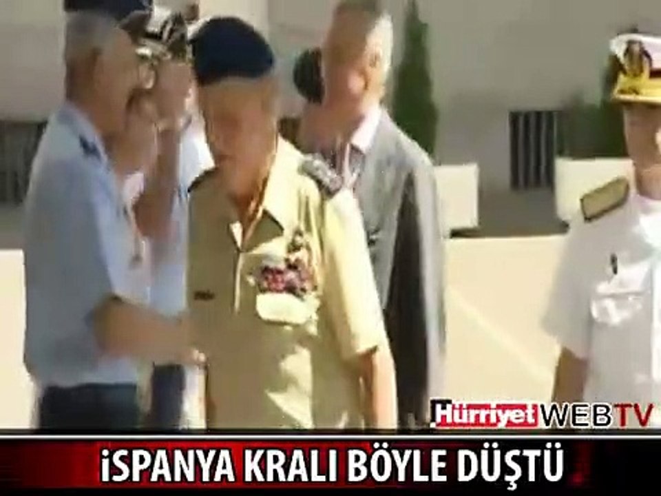 İSPANYA KRALI BÖYLE DÜŞTÜ