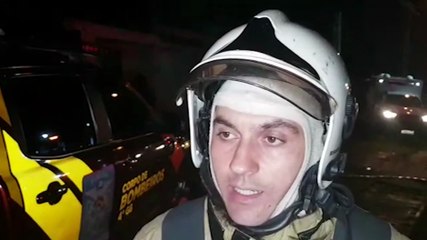 Corpo carbonizado é de um homem segundo Tenente, porém por conta do estado em que estava, não foi possível identificar