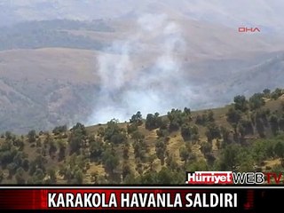 PKK'LILAR UMURLU SINIR KARAKOLU'NA HAVANLA SALDIRDI