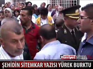 ŞEHİDİN BABA OCAĞINA ATEŞ DÜŞTÜ