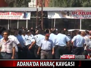 ADANA'DA HARAÇ KAVGASI: 1 ÖLÜ, 2 POLİS YARALI