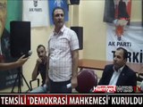DİYARBAKIR'DA 'DEMOKRASİ MAHKEMESİ' KURULDU