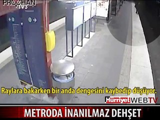 METRODA İNANILMAZ DEHŞET
