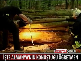 ALMANYA HALA KAHRAMAN ÖĞRETMENİ KONUŞUYOR
