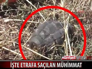 ETRAFA SAÇILAN MÜHİMMAT