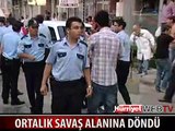 TAŞLI SOPALI KAVGADA ORTALIK SAVAŞ ALANINA DÖNDÜ