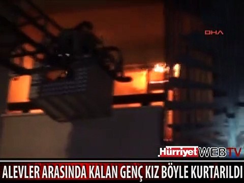 GENÇ KIZ ÇIĞLIK ÇIĞLIĞA KURTARILMAYI BEKLEDİ