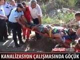 ERZİNCAN'DA BİR İŞÇİ GÖÇÜK ALTINDA KALDI