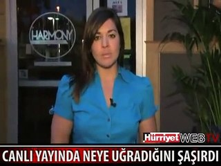 CANLI YAYINDA NEYE UĞRADIĞINI ŞAŞIRDI