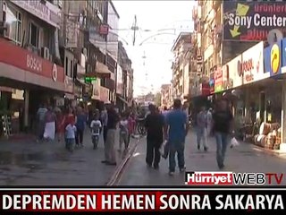 DEPREMDEN HEMEN SONRA SAKARYA