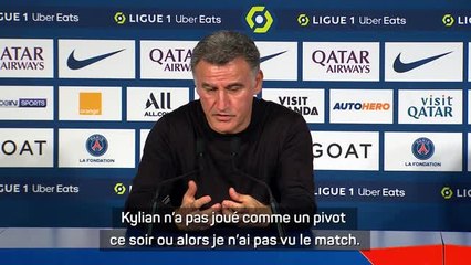 11e j. - Galtier : "Mbappé n'est pas un pivot"