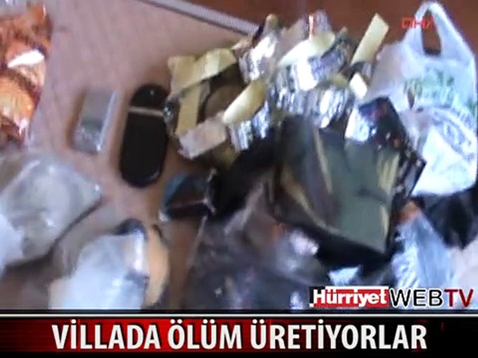 VİLLADA YAKALANDILAR