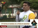 Poetas del estado Amazonas participan en el 16º Festival Mundial de Poesía 2022