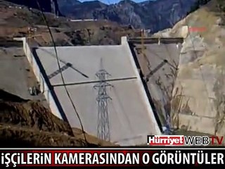 İŞÇİLERİN KAMERASINDAN PATLAMADAN HEMEN SONRA