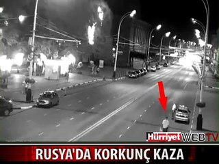 KAMERALAR KORKUNÇ KAZAYI BÖYLE KAYDETTİ