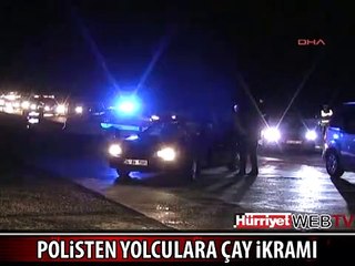 POLİSTEN ÇAY İKRAMI