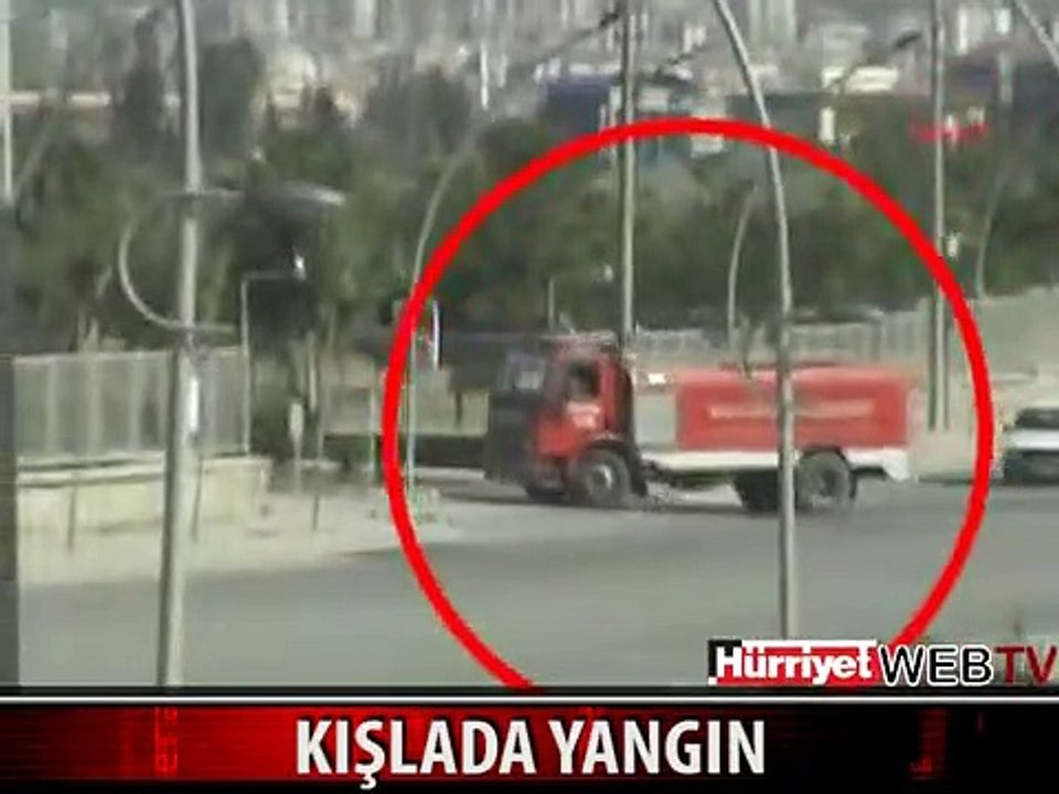 ÇAKMAK KIŞLASINDA YANGIN