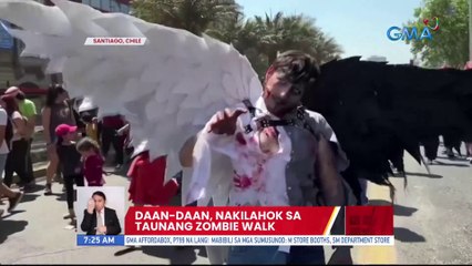 Daan-daan, nakilahok sa taunang zombie walk | UB