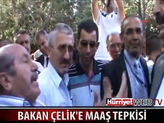 BAKAN ÇELİK'E MAAŞ TEPKİSİ