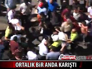 İŞTE DİYARBAKIR'DA GERGİNLİK YARATAN O ANLAR