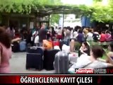 ANKARA'DAKİ ÖĞRENCİLERİN KAYIT ÇİLESİ